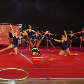 El XXVII Festival de Gimnasia Isla de Lanzarote Lolina Curbelo celebró su 'Festival Joven'