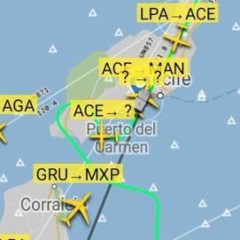 Desviados a Fuerteventura varios vuelos que iban a Lanzarote