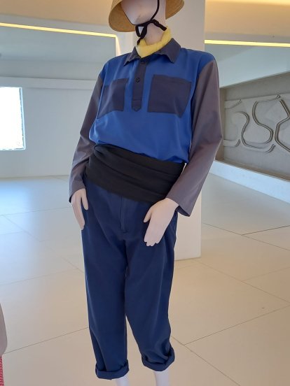 Exposición de trajes típicos en Jameos 