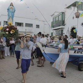 Caleta de Famara celebró su romería marinera