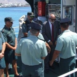 El director general de la Guardia Civil visita Lanzarote y Fuerteventura
