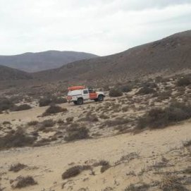 Protección Civil de Yaiza rescata a una mujer herida en Los Ajaches