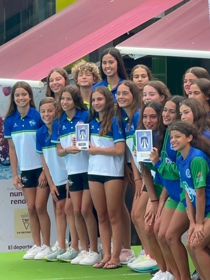 CD Pingüinos en el campeonato de Canarias de verano de natación artística