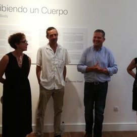 Patrick Germanier inauguró su exposición en la Casa de la Cultura Agustín de la Hoz de Arrecife