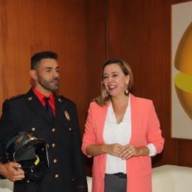 José Domingo Crespo toma posesión como sargento del Cuerpo de Bomberos de Lanzarote