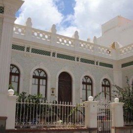 Fachada de la casa Fermín, en la calle Fajardo de Arrecife