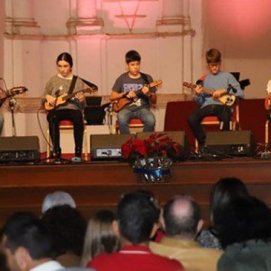 El concierto 'Menudos Timplistas' pone el broche un año más a la programación de la Casa-Museo del Timple