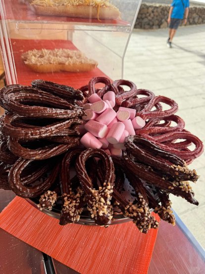 Puesto de la churrería Pinocho en Arrecife