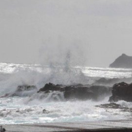 Activado el aviso amarillo por fenómenos costeros en Lanzarote