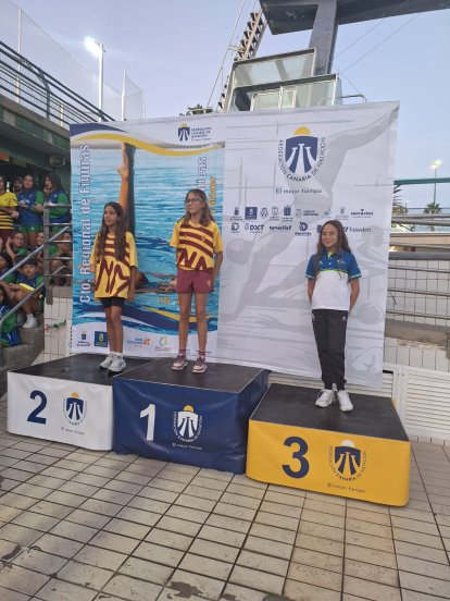 El CD de Natación Pingüinos de Arrecife arrasa en el Campeonato Regional de Natación Artística
