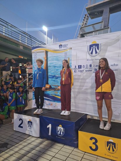 El CD de Natación Pingüinos de Arrecife arrasa en el Campeonato Regional de Natación Artística