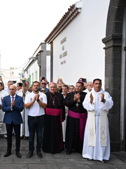 Llegada de la Virgen de Los Dolores a Arrecife