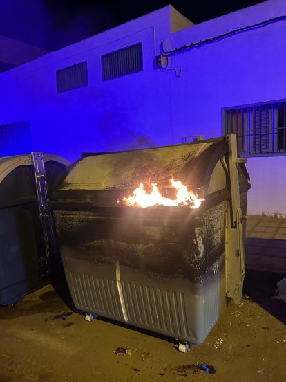 Incendios de los contenedores en Arrecife