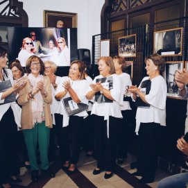 Homenaje a Nieves Castillo Bonilla en la Biblioteca de La Villa