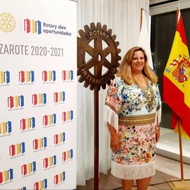 Rita Marín, nueva presidenta del Rotary Club Lanzarote