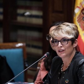 La consejera de Empleo del Gobierno de Canarias, Elena Máñez