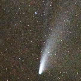 Cometa Neowise captado desde Lanzarote. Fotos: Gustavo Muler/Astronomía Lanzarote