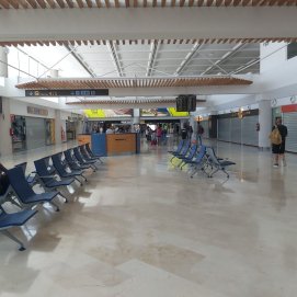 Zona de embarque del aeropuerto de Lanzarote