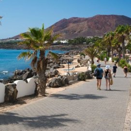 Turistas en Lanzarote
