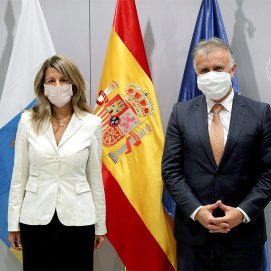 Canarias obtiene el compromiso de la ministra Díaz de que los ERTE se prorrogarán lo "necesario"