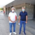 Los ex portavoces del PSOE y el PP en Yaiza, tras declarar como testigos (FOTOS: Sergio Betancort)