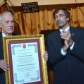 Agustín Pallarés junto al ex presidente del Cabildo, Pedro San Ginés Agustín Pallarés junto al ex presidente del Cabildo, Pedro San Ginés