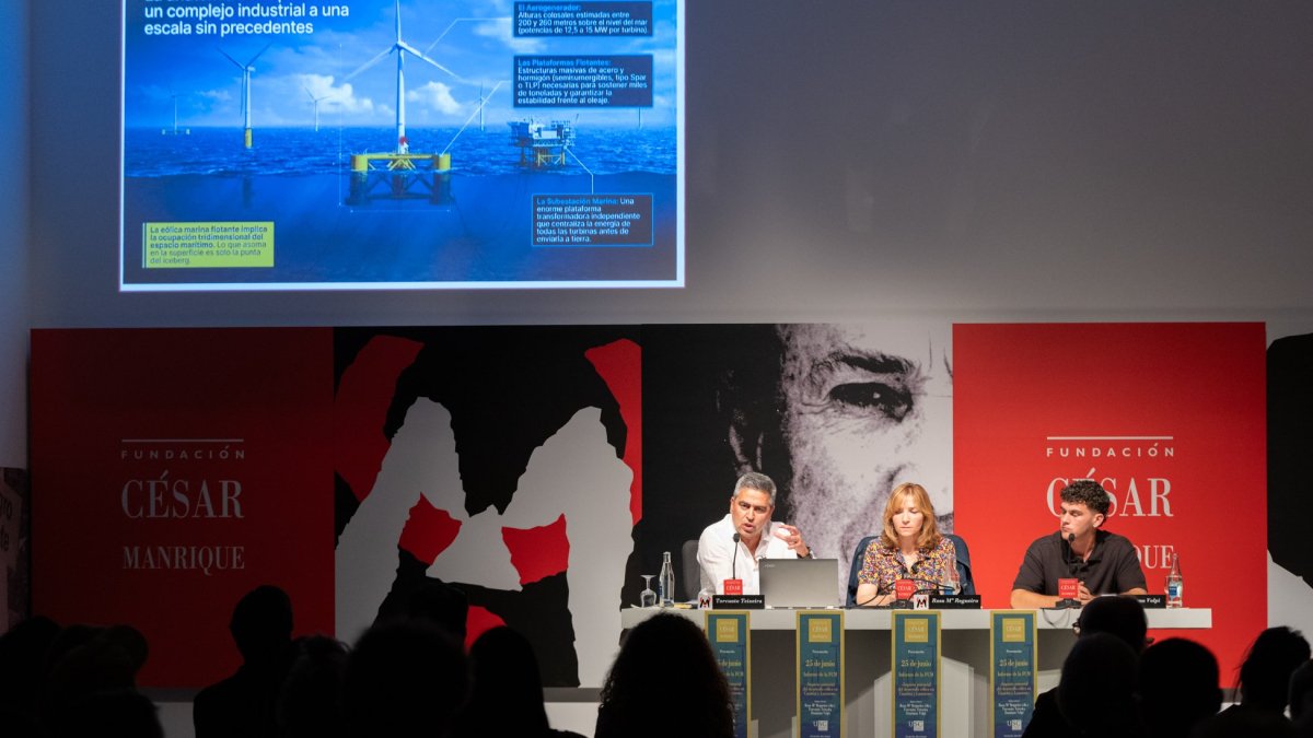  Torcuato Teixeira, Rosa María Regueiro Ferreira y Damiano Volpi. Foto: FCM.