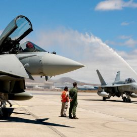 Eurofighter en Canarias.