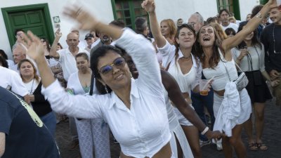 'Noche Blanca' de Teguise. Foto: Juan Mateos