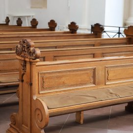 Interior de una iglesia. Foto: Pexels
