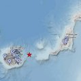 Terremoto registrado este martes en Canarias. Foto: IGN.