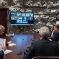 Reunión del Gobierno de Canarias para preparar el plan de ayuda a Venezuela.