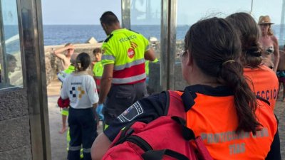 Intervención de Protección Civil de Tías