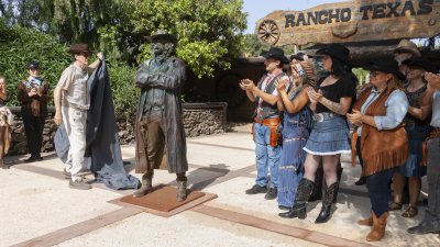 Homenaje en el Rancho Texas Lanzarote Park. Foto: Juan Mateos.