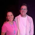 Daniel Moisés junto a su compañera de equipo Davinia Martin