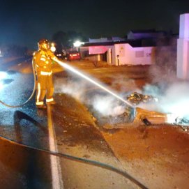 Incendio de contenedores