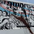 Mural vandalizado en San Bartolomé (Imagen: Javier Navarro)
