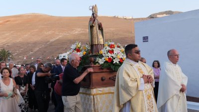Procesión de San Marcial del Rubicón en Femés. Foto: Jordi Vispo