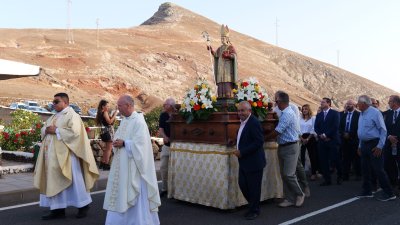 Procesión de San Marcial del Rubicón en Femés. Foto: Jordi Vispo