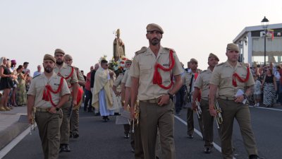 Procesión de San Marcial del Rubicón en Femés. Foto: Jordi Vispo