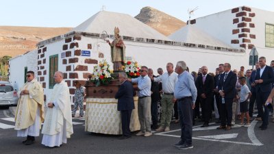 Procesión de San Marcial del Rubicón en Femés. Foto: Jordi Vispo