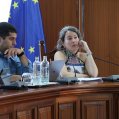 Los consejeros Benjamín Perdomo y Ariagona González