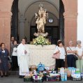 Ofrenda floral en Teguise