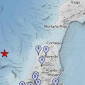 Terremoto al suroeste de Lanzarote. Foto: IGN.
