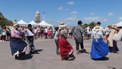 Agrupación Folclórica Guagime de Tahíche. Foto: Jordi Vispo