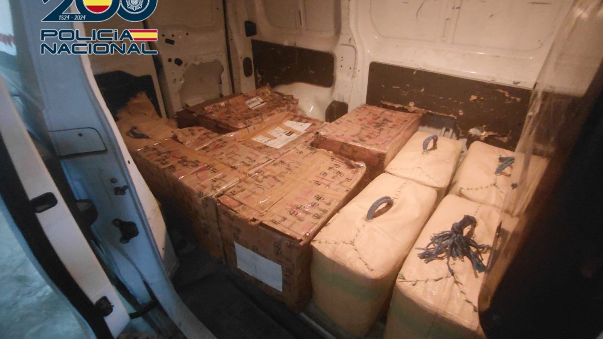 Droga incautada por la Policía Nacional. Droga incautada por la Policía Nacional.
