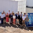 Foto de familia en la inauguración del nuevo espacio del ITC en Gran Canaria. 