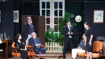 Obra teatral de las fiestas de Teguise. Foto: Norberto de León