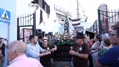 Procesión del Carmen en Valterra. Foto: La Voz