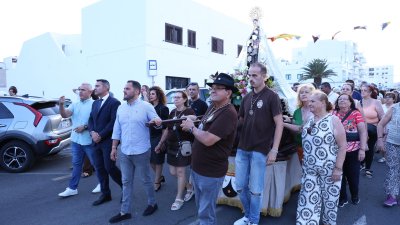 Procesión del Carmen en Valterra. Foto: La Voz